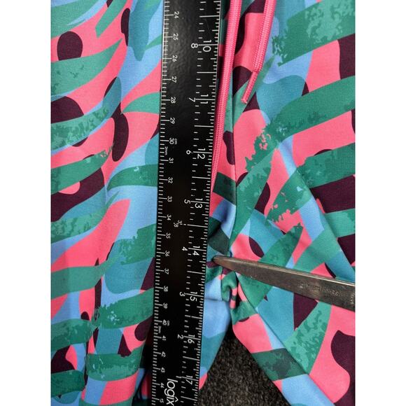 Sassy Jones Track Suit Womens Medium Pink Teal Tropical Jacket Joggers Set NEW - Picture 16 of 16